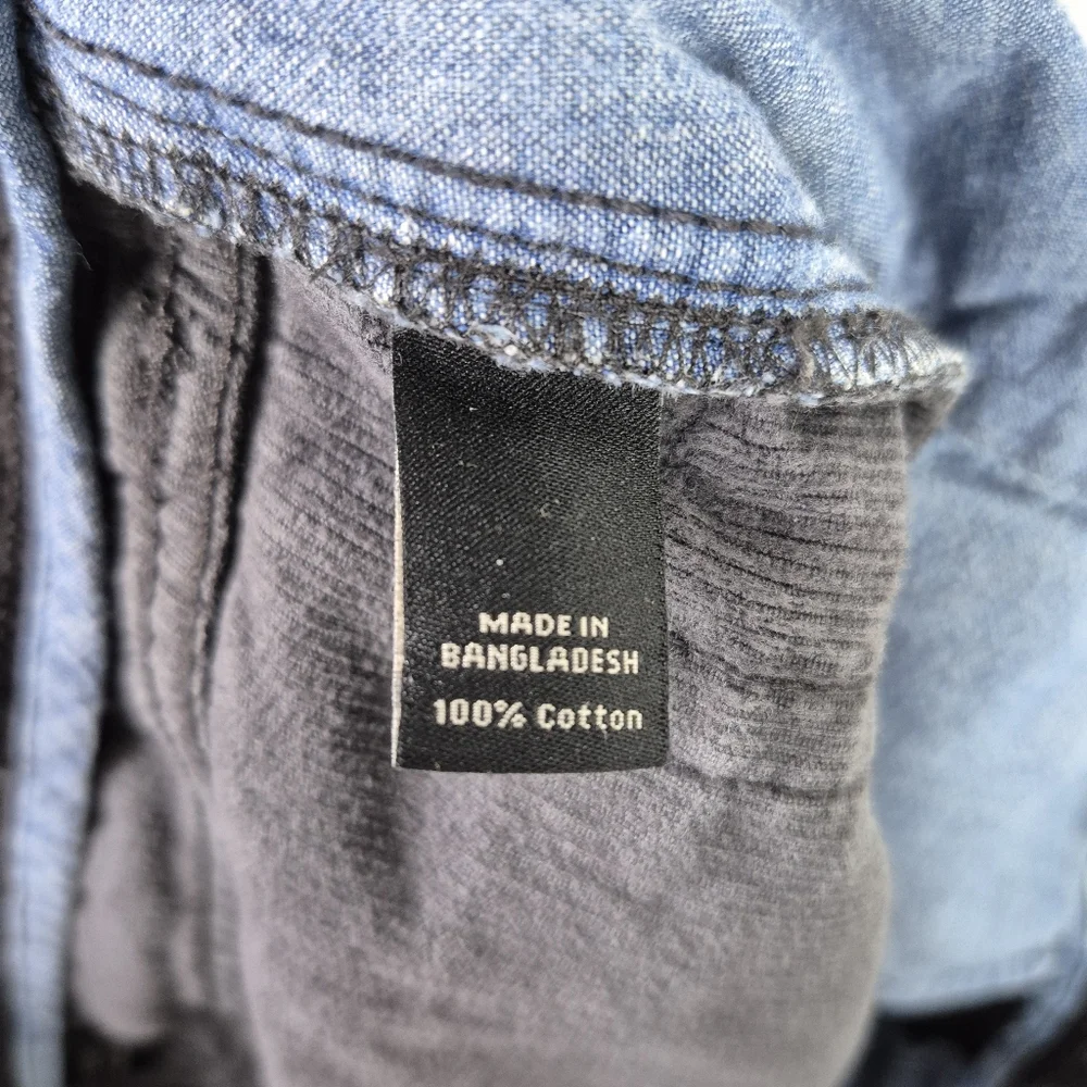 Banana Republic Pants Mens 32x30 Gray Corduroy Pima‎ Cotton Straight Leg Retro